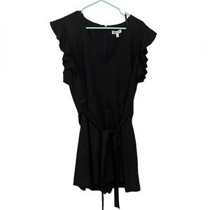 NWT Gianni Bini romper black comfy wrap women’s size 12